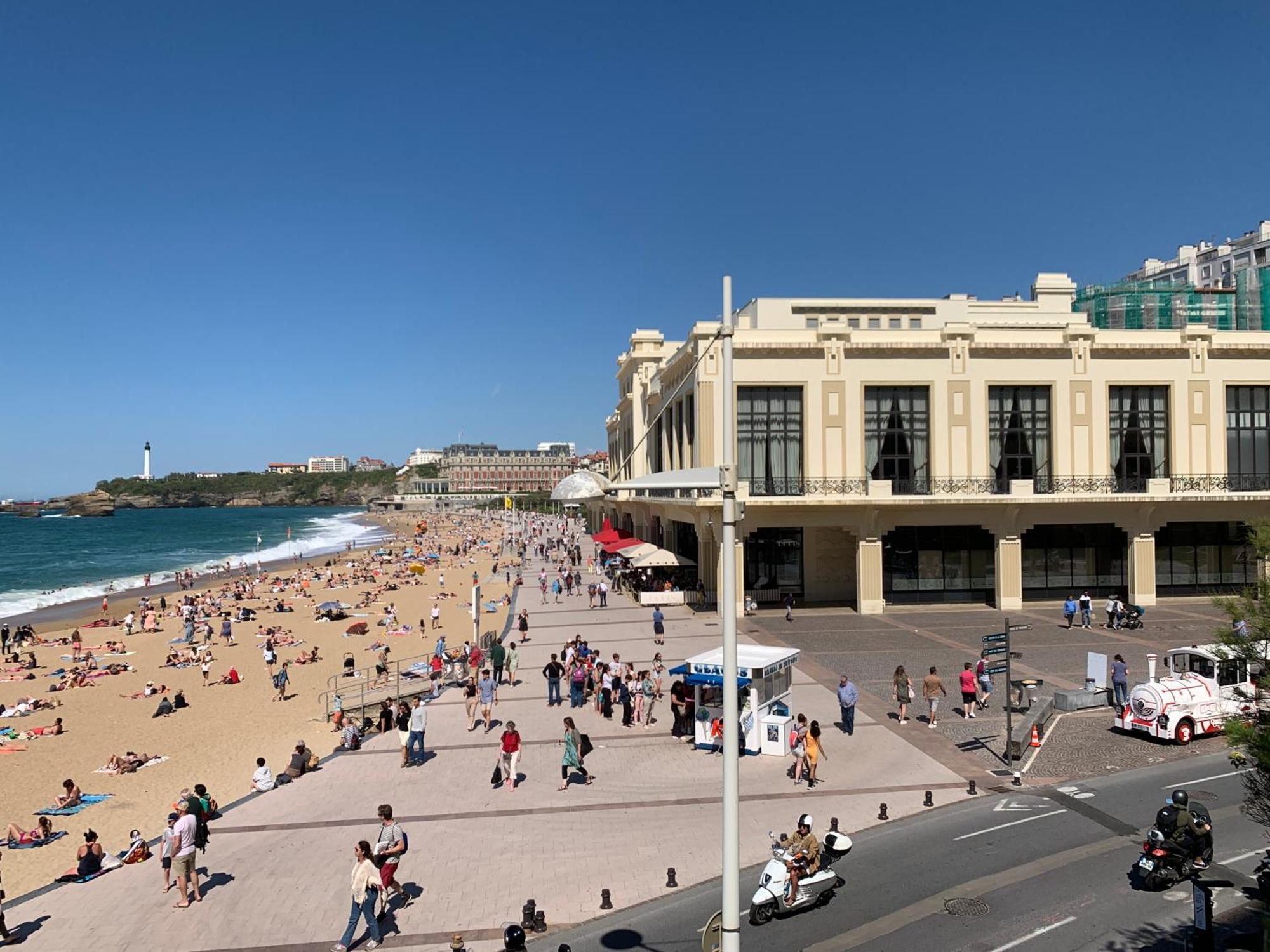 Biarritz Centre, Pres Avenue De Verdun, Cosy Apt 2 Pieces , Salon , Chambre Separe, Rue Tres Calme A 10 Minutes A Pied De La Grande Plage מראה חיצוני תמונה